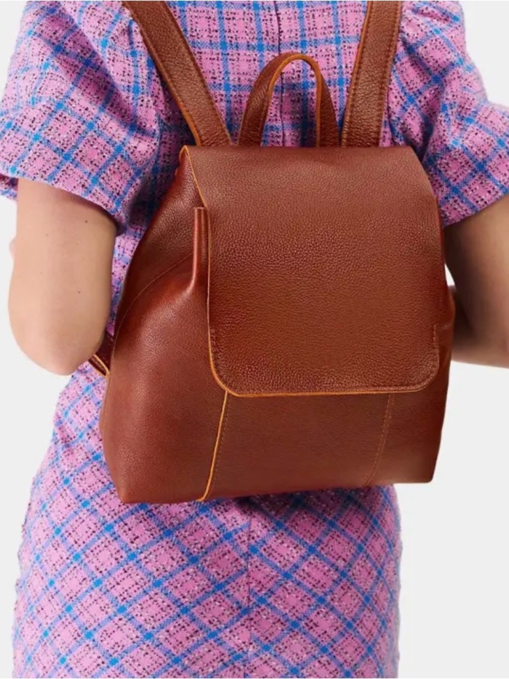 Women’s Boston Nutmeg Leather Backpack